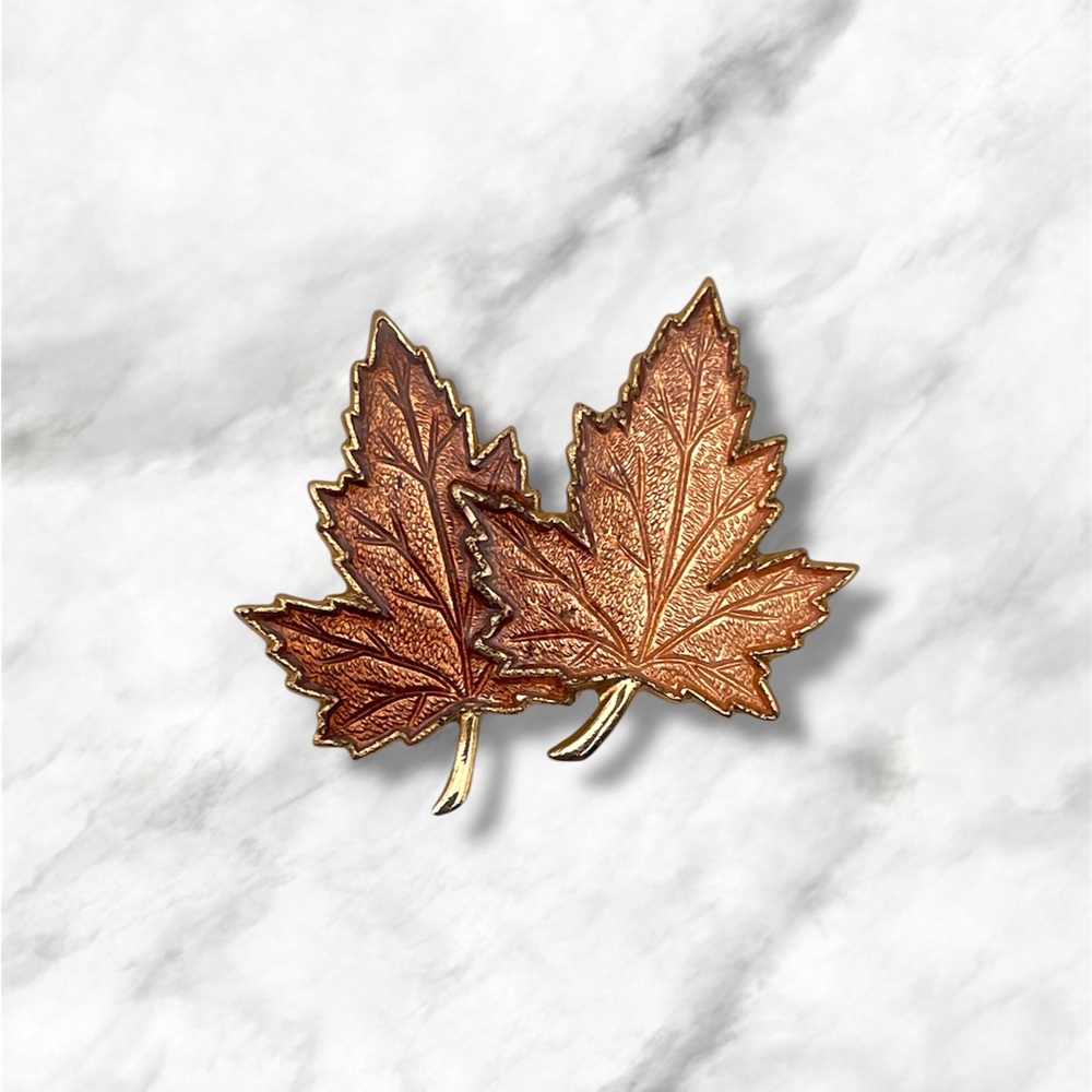 Maple Leaf Brooch